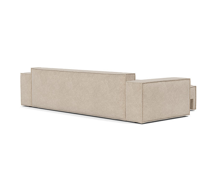 Adario sofa in 257 Taupe fabric with clean lines and contemporary design