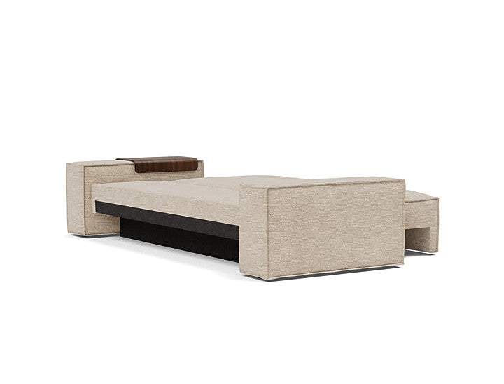 Adario sleeper sofa in warm 257 Taupe fabric for modern living rooms