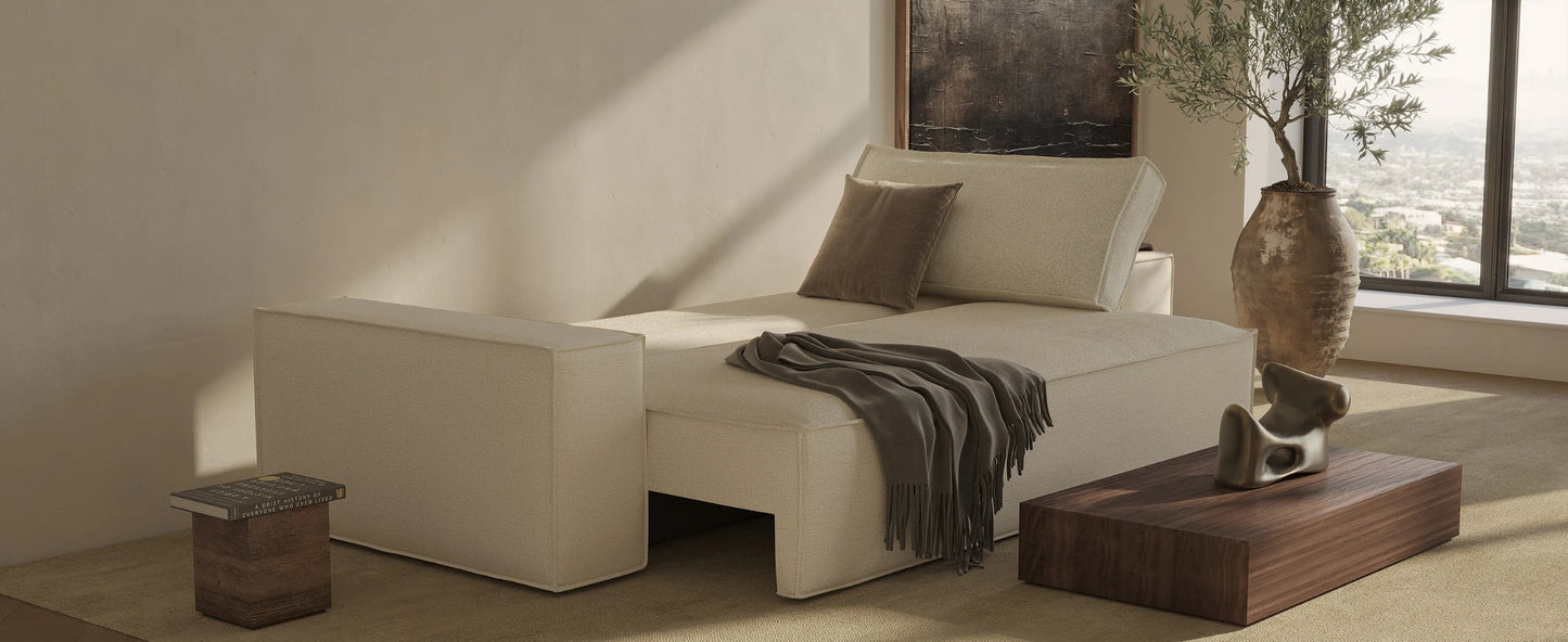 nnovation Living Newilla sofa bed with spacious full-size sleeping surface