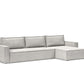 Newilla Sofa Bed With Lounger With Standard Arms 95-543151 Innovation Living USA