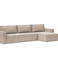 Newilla Sofa Bed With Lounger With Standard Arms 95-543151 Innovation Living USA