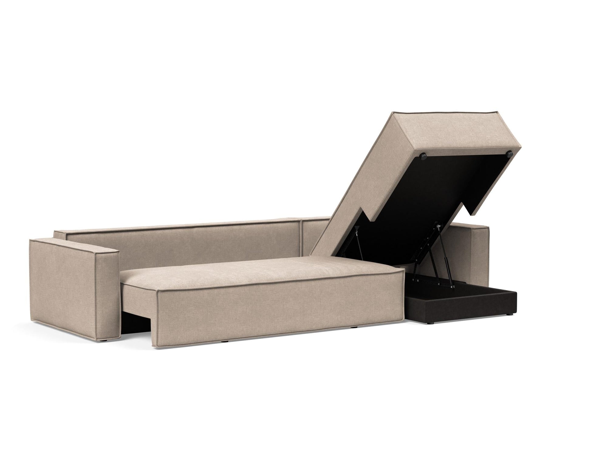 Newilla Sofa Bed With Lounger With Standard Arms 95-543151 Innovation Living USA