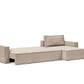 Newilla Sofa Bed With Lounger With Standard Arms 95-543151 Innovation Living USA