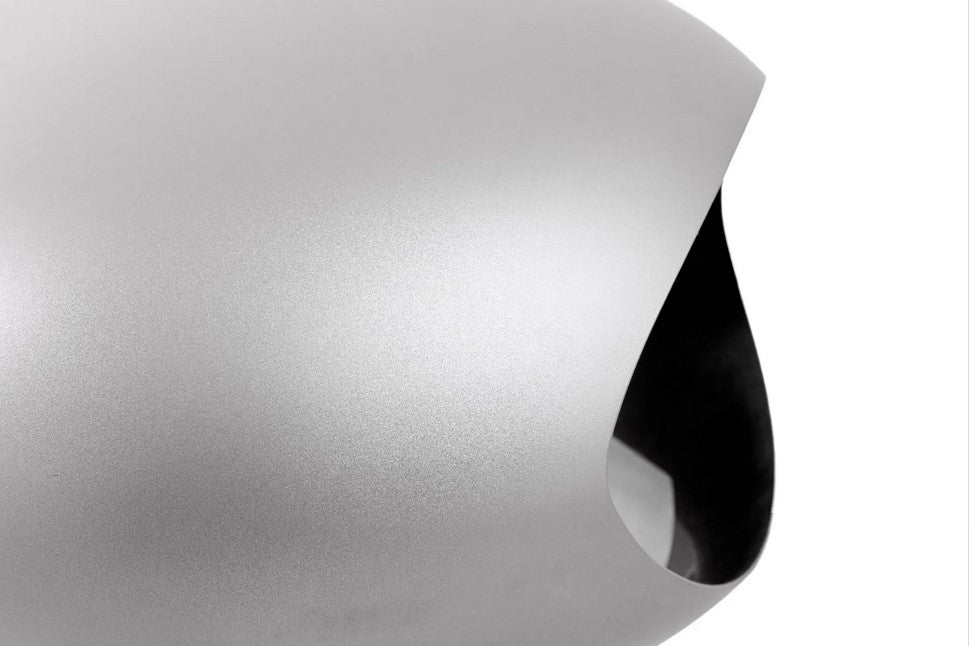 Dome Nickel Ground Steel High Fireplace by LE FEU