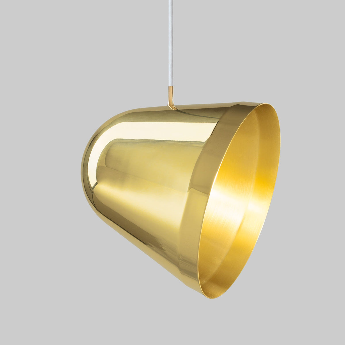 Nyta Tilt Large Brass in solid brass – adjustable pendant light, photo 7
