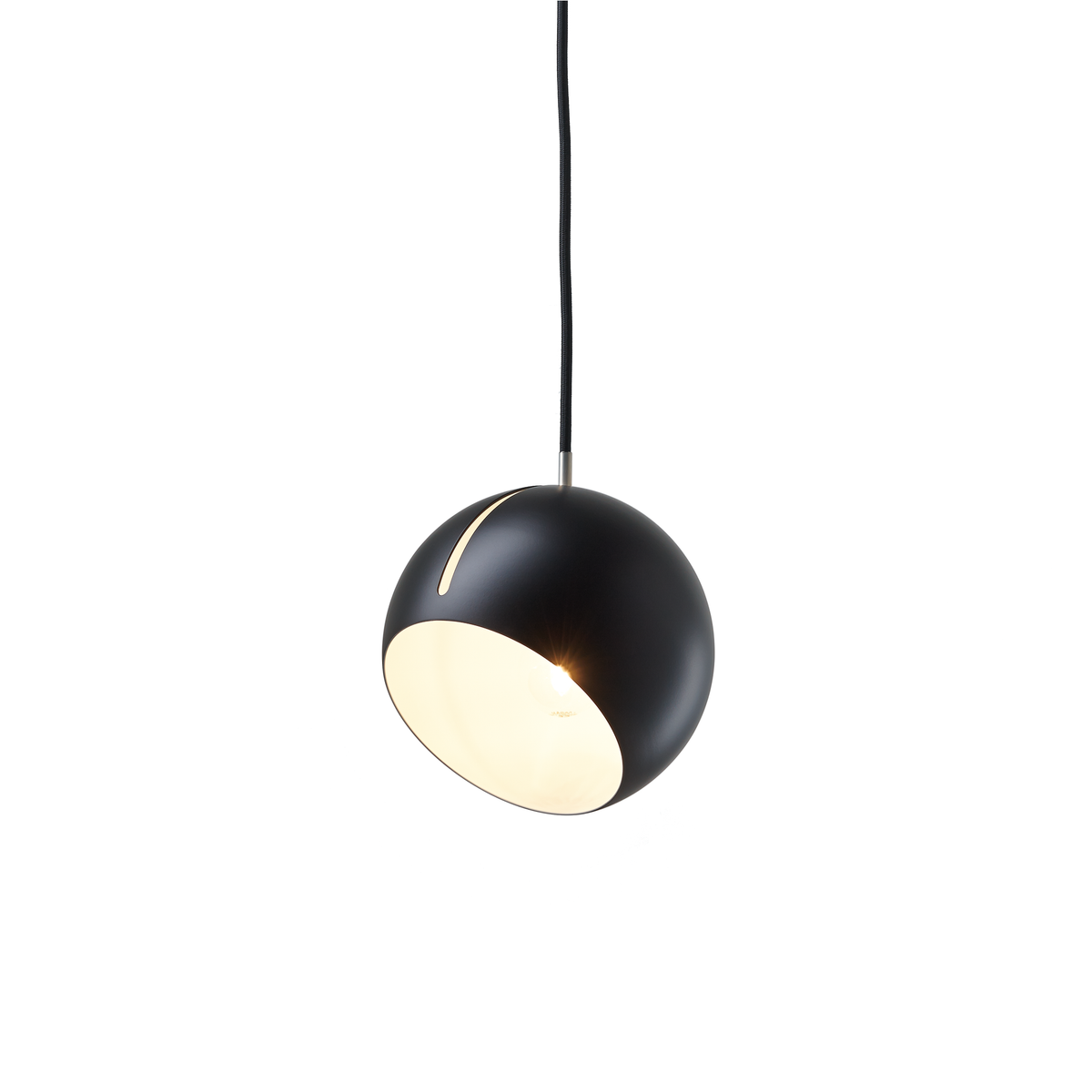 Nyta Tilt Globe in matte black – adjustable pendant light, photo 4