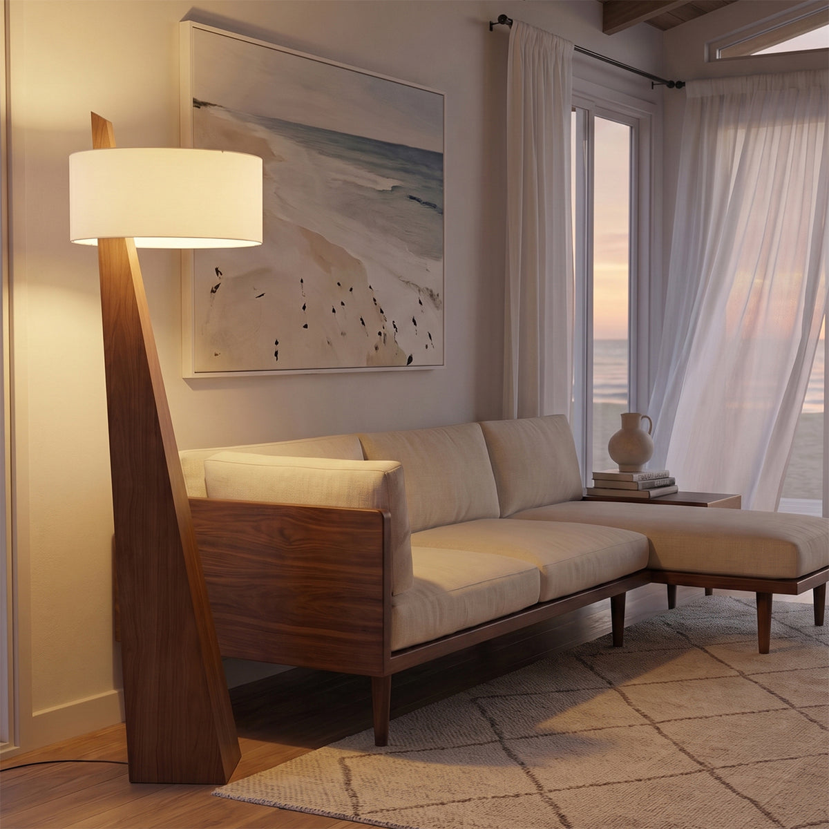 Obelisk Floor Lamp by Nova of California – view 3