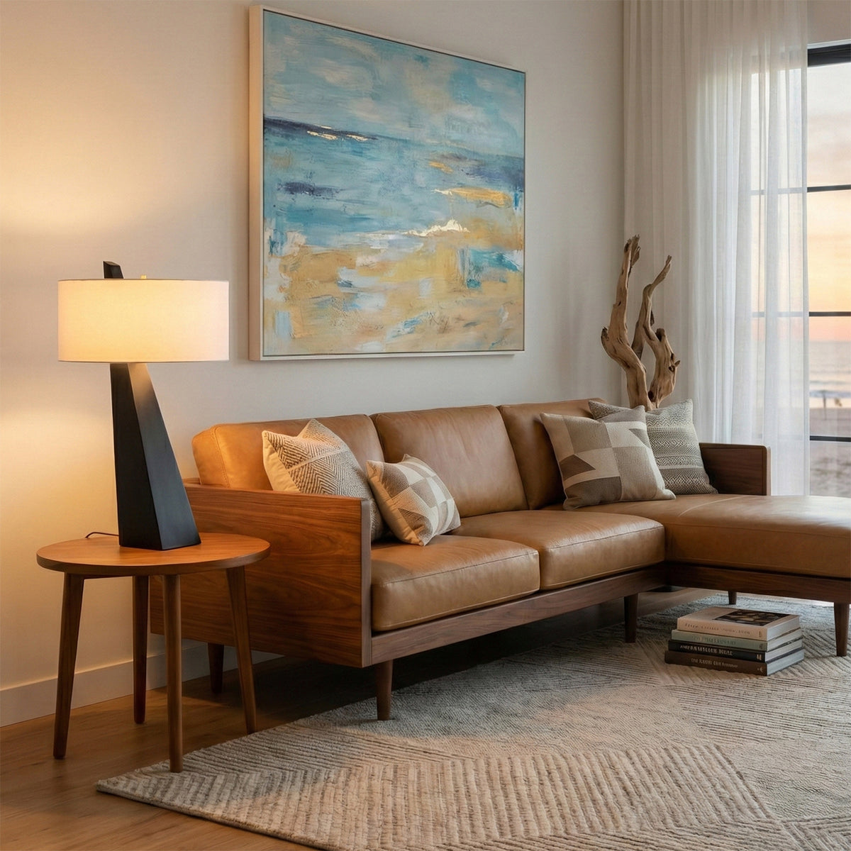 Obelisk Table Lamp by Nova of California – view 4