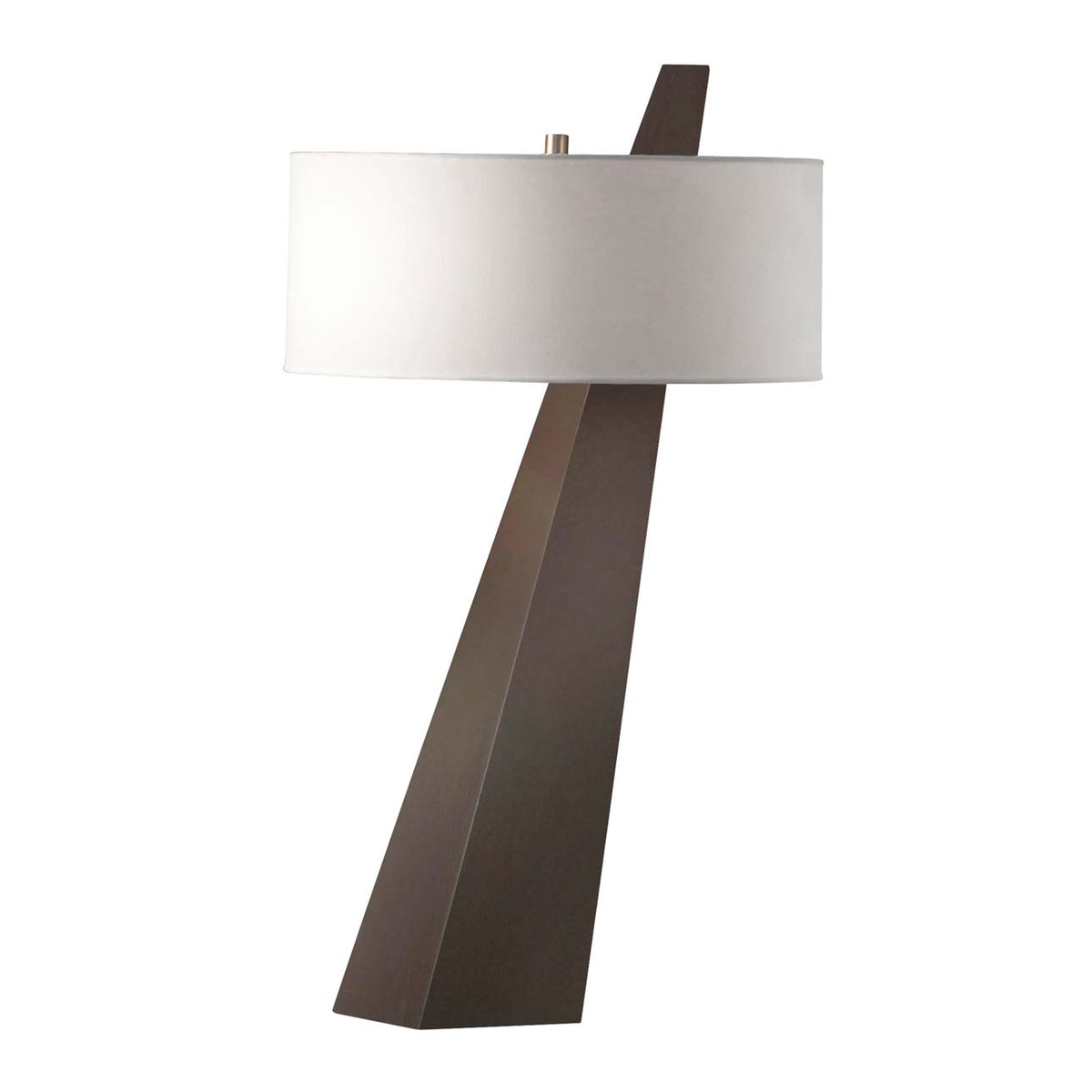 Obelisk Table Lamp by Nova of California, Dark Walnut – view 1