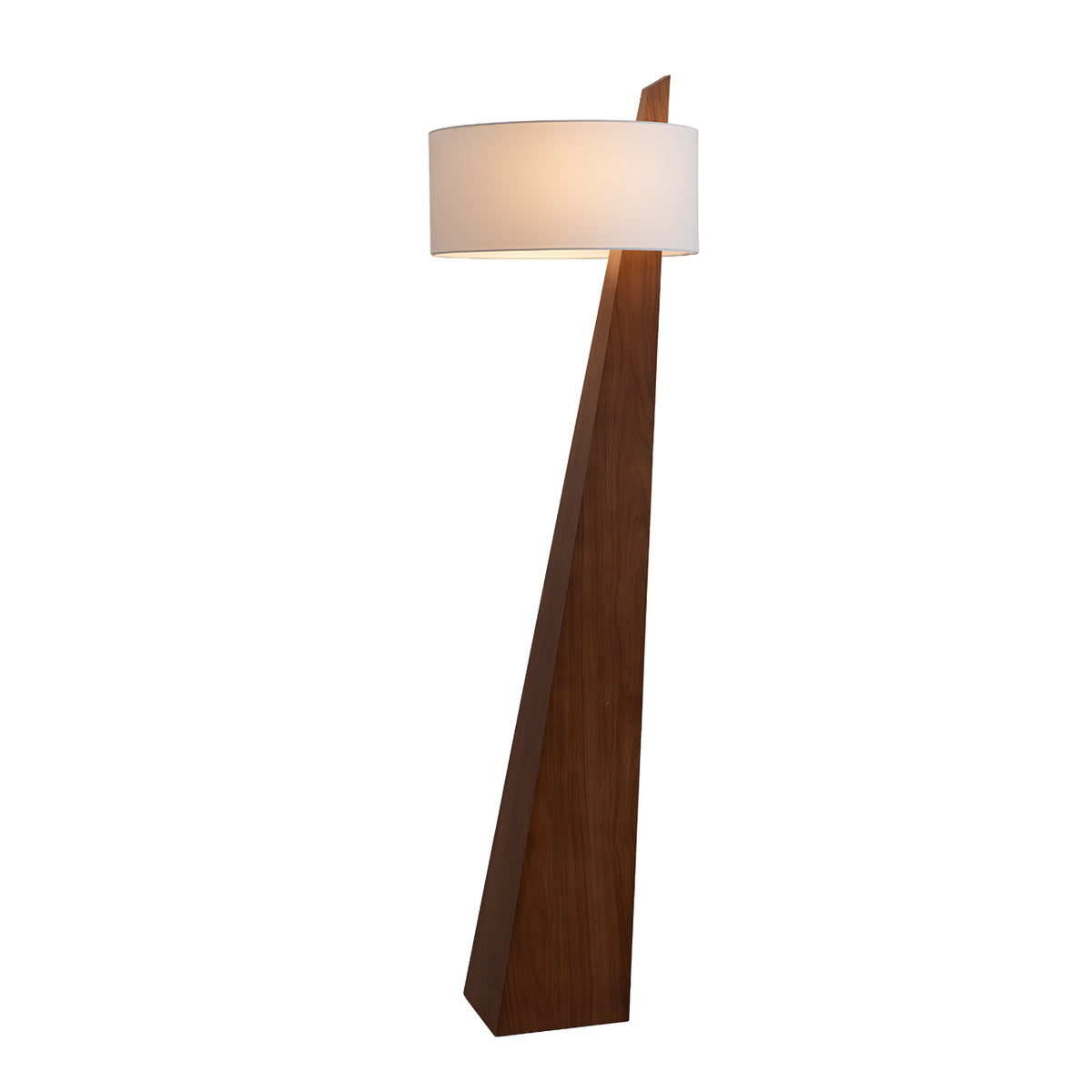 Obelisk Floor Lamp by Nova of California, Dark Walnut – view 2
