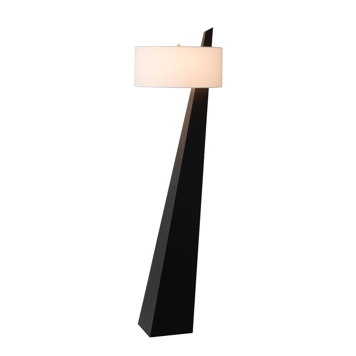 Obelisk Floor Lamp by Nova of California, Black Oak – view 1