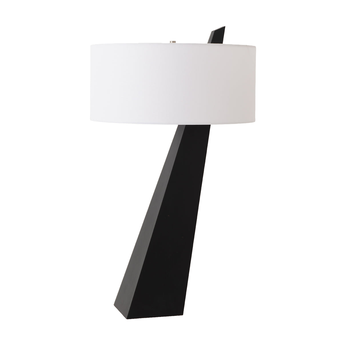 Obelisk Table Lamp by Nova of California, Black Oak – view 5