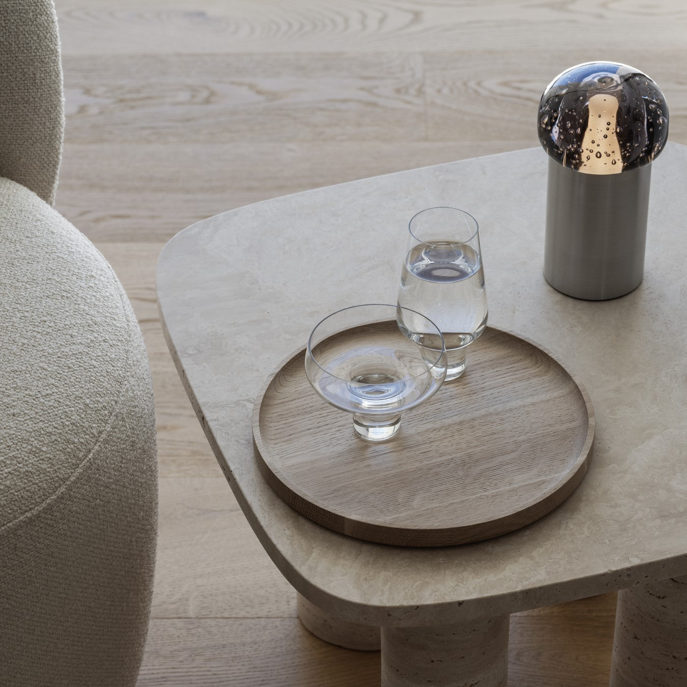 blomus Iris Lamp Mobile Rechargeable LED Gunmetal