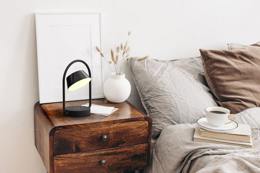 Seed Design Olo Ring Portable Table Lamp Sld 130Dc Bk