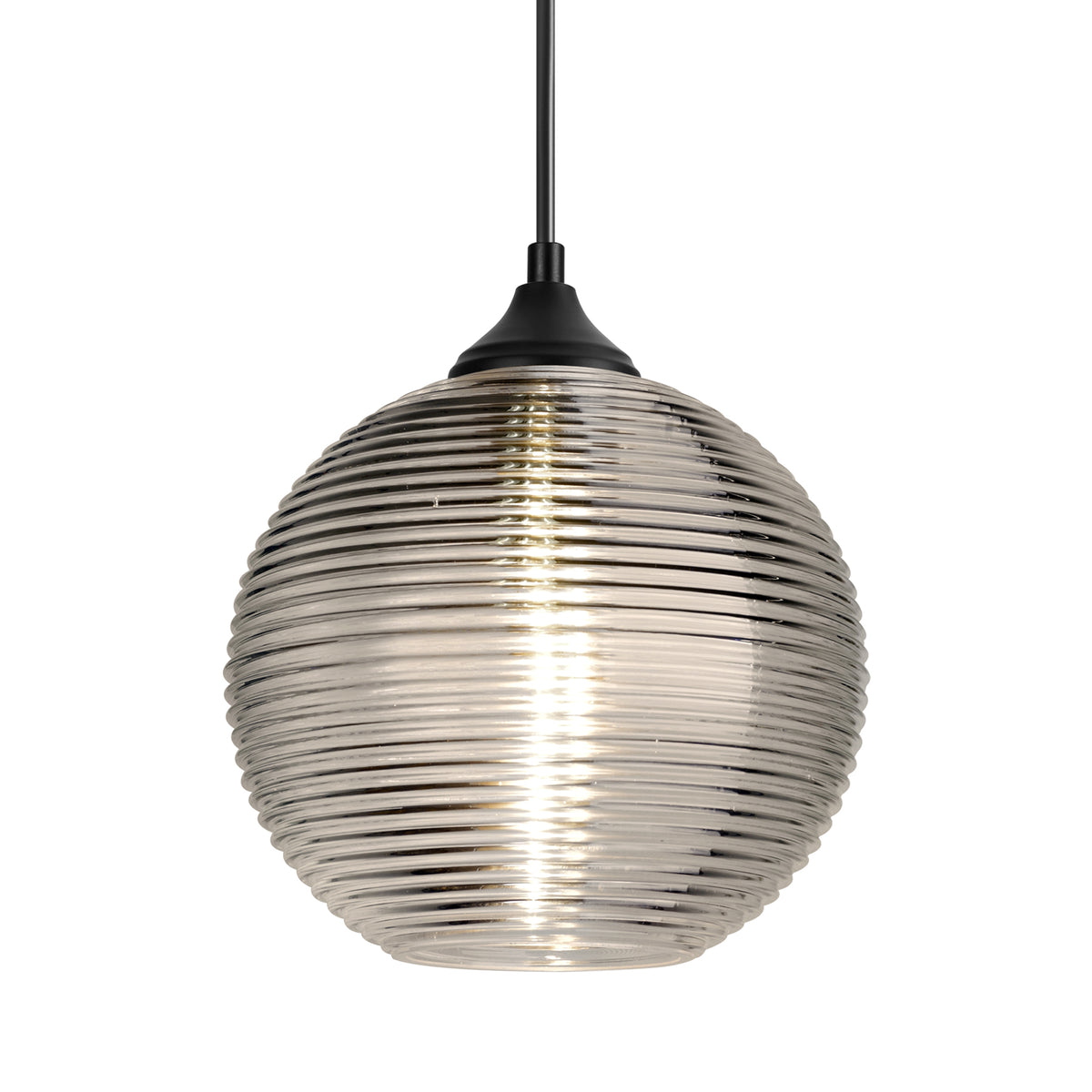 Besa Kristall 8 outdoor cord pendant option – Smoke