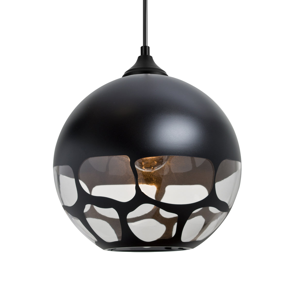Besa Rocky outdoor cord pendant option – Black