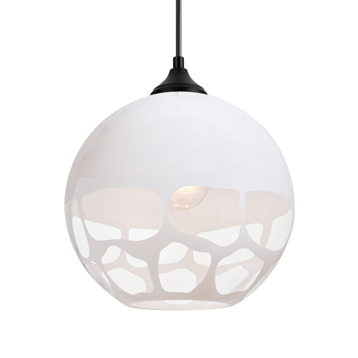 Besa Rocky outdoor cord pendant option – White