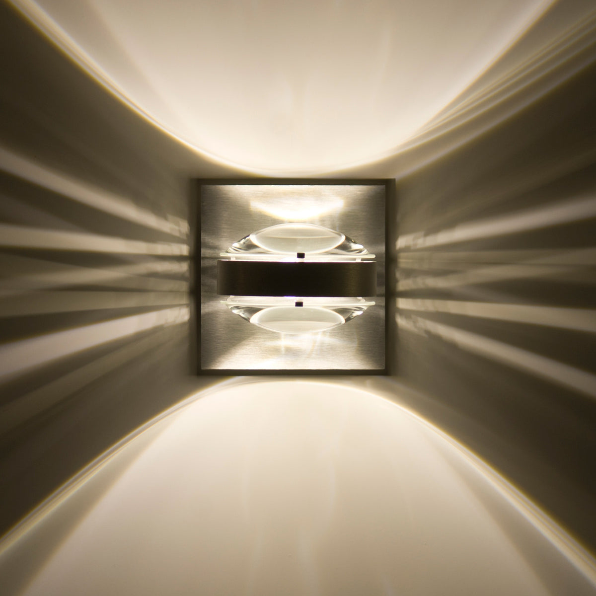 Besa Optos wall sconce option – Clear / Clear