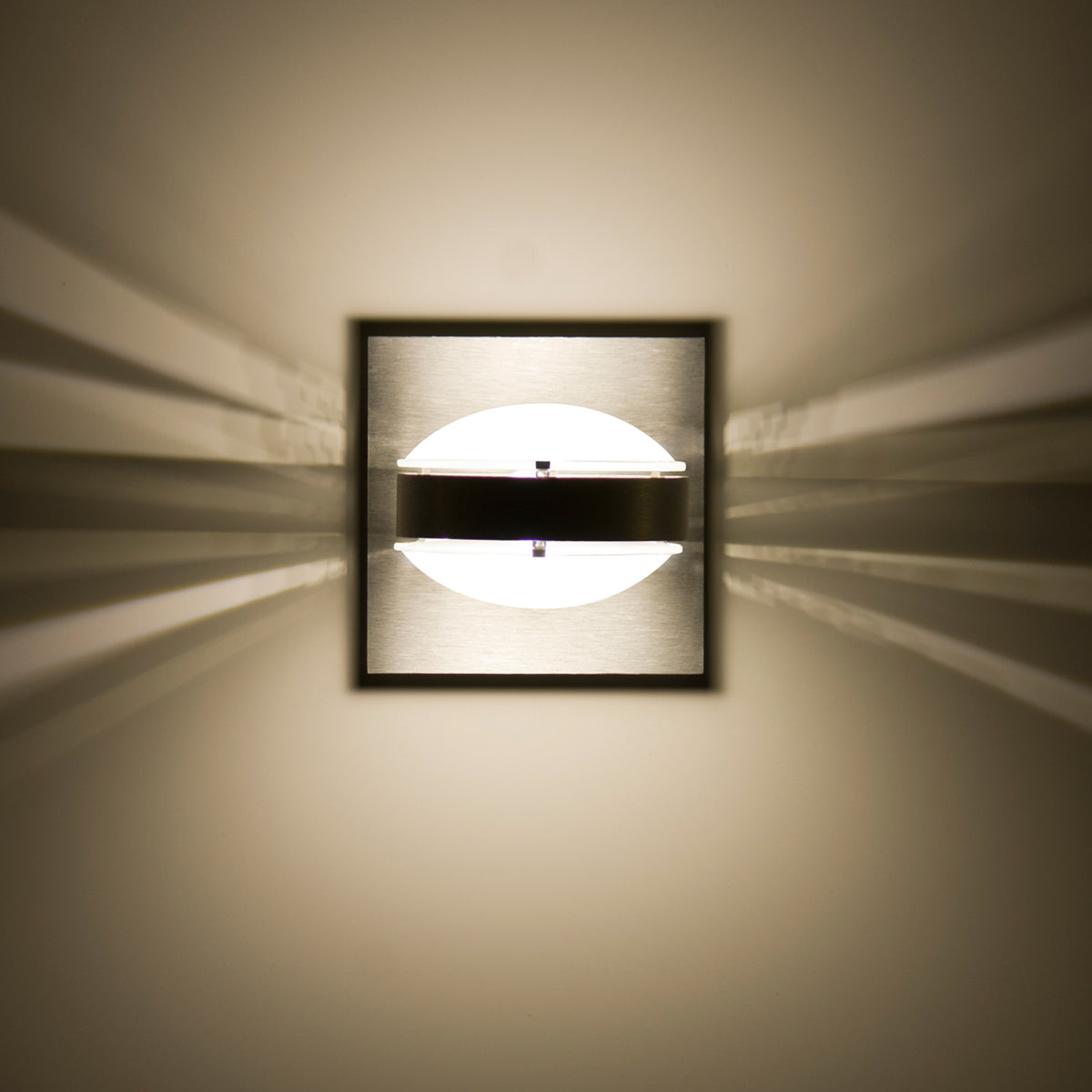 Besa Optos wall sconce option – Frost / Frost