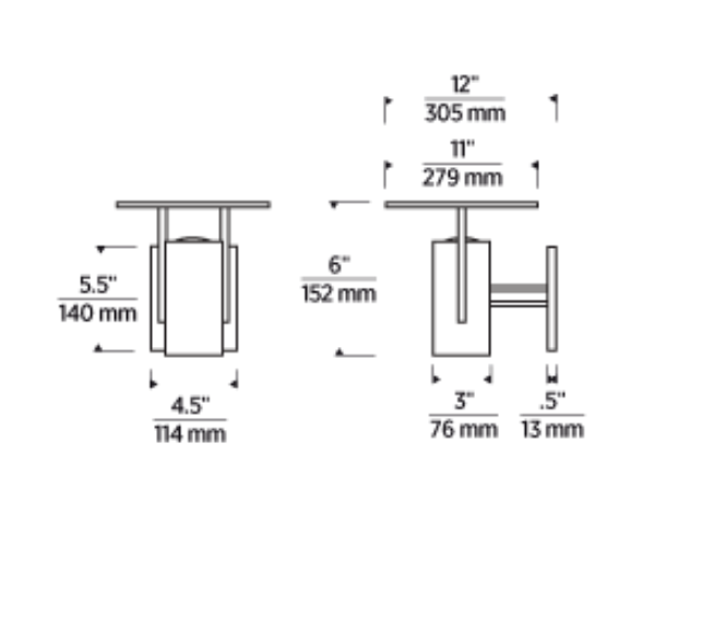 Ronan LED Wall Light Indoor Outdoor by Visual & Comfort & Co