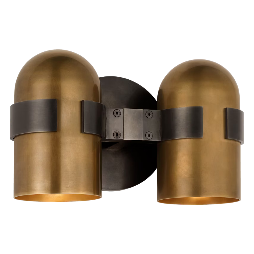 Octavia Medium Brass LED Wall Sconce by Visual & Comfort & Co