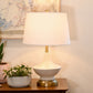 Oliver Cordless Table Lamp Antique Brass with a sleek brass base