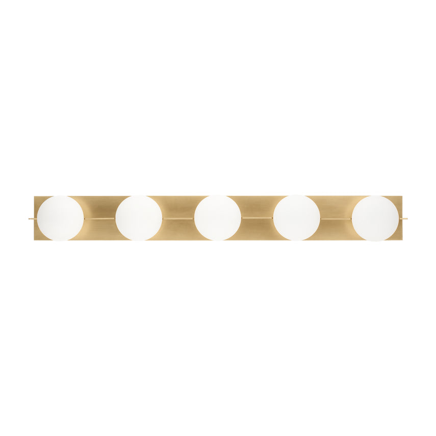 Orbel 5 Light Ada Bathroom Wall Vanity Light by Visual & Comfort & Co