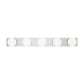 Visual Comfort Orbel Modern 5 Light Ada Bathroom Wall Vanity Light Polished Nickel