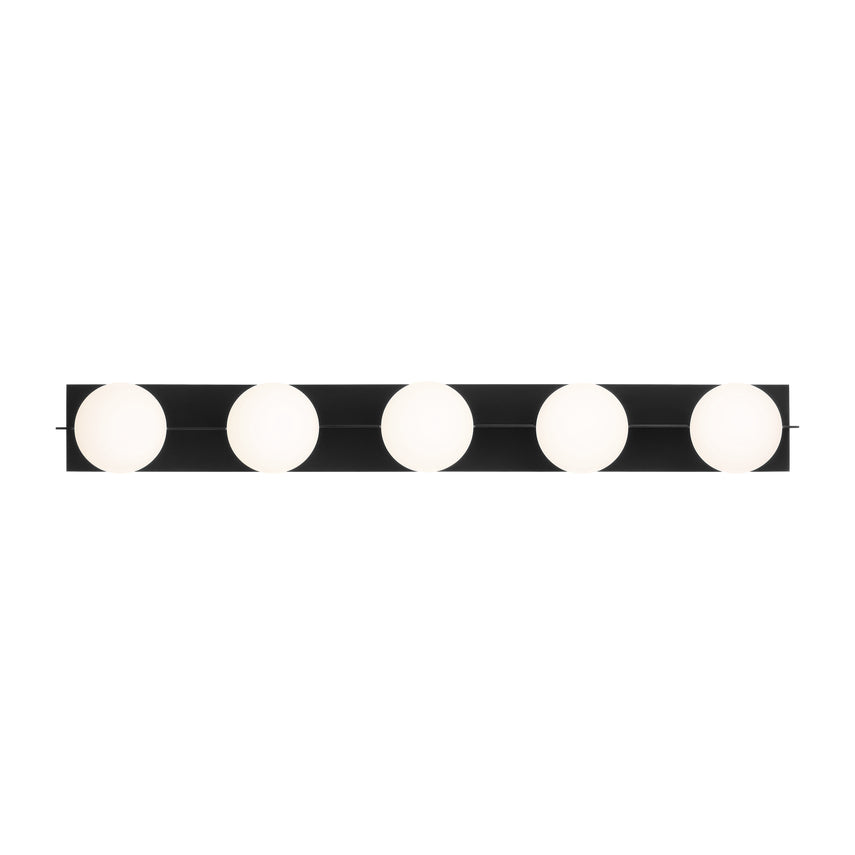 Orbel 5 Light Ada Bathroom Wall Vanity Light by Visual & Comfort & Co