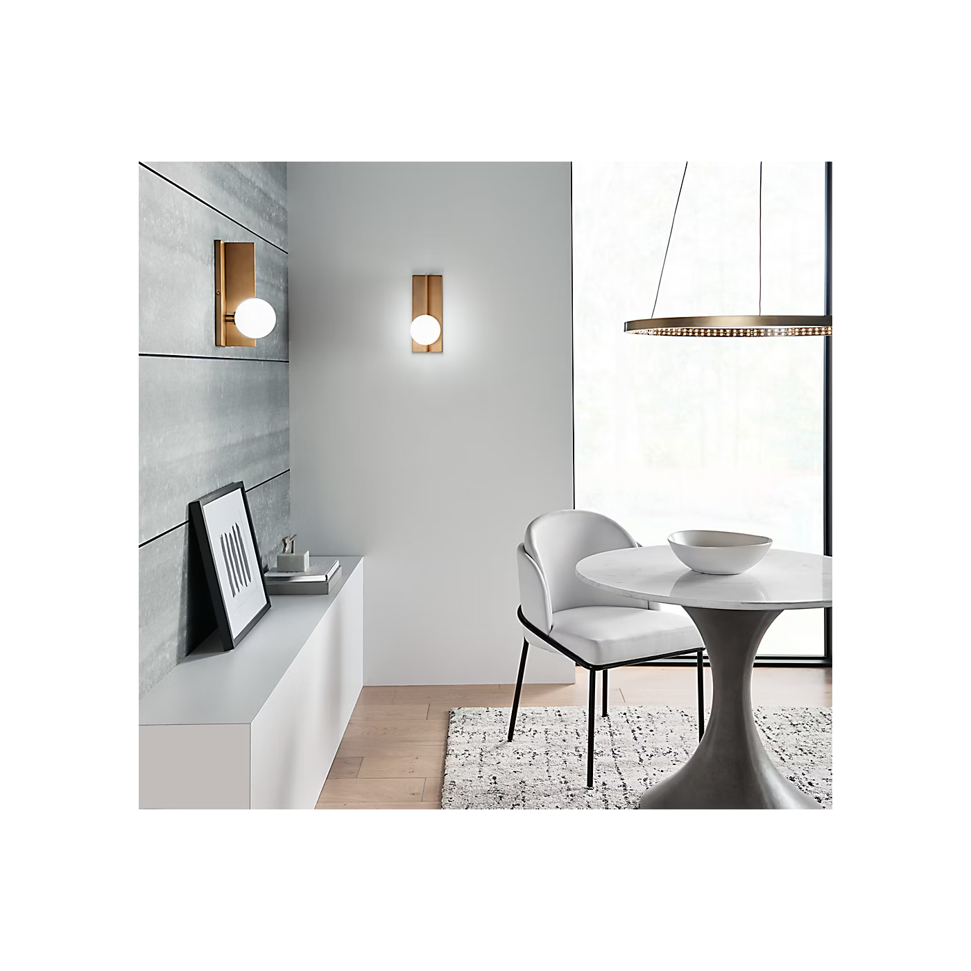 Orbel LED Wall Sconce Mid Century Wall Light by Visual & Comfort & Co