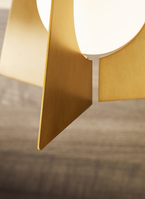 Visual Comfort Orbel Pyramid Grande Modern Geometric Ceiling Light 