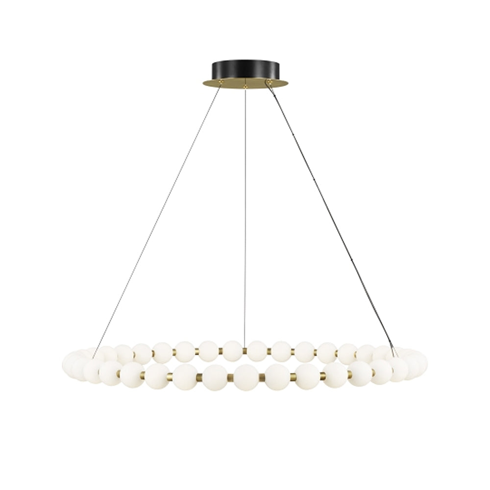 Visual Comfort Orbet 42 Chandelier Nigthshade Black