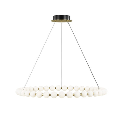 Visual Comfort Orbet 42 Chandelier Nigthshade Black