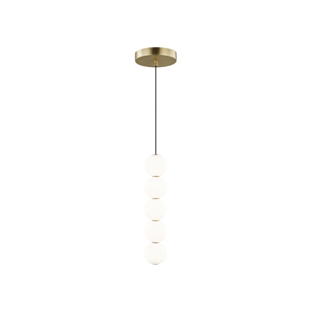 Visual Comfort Orbet 5 Light Pendant Light Polished Nickel
