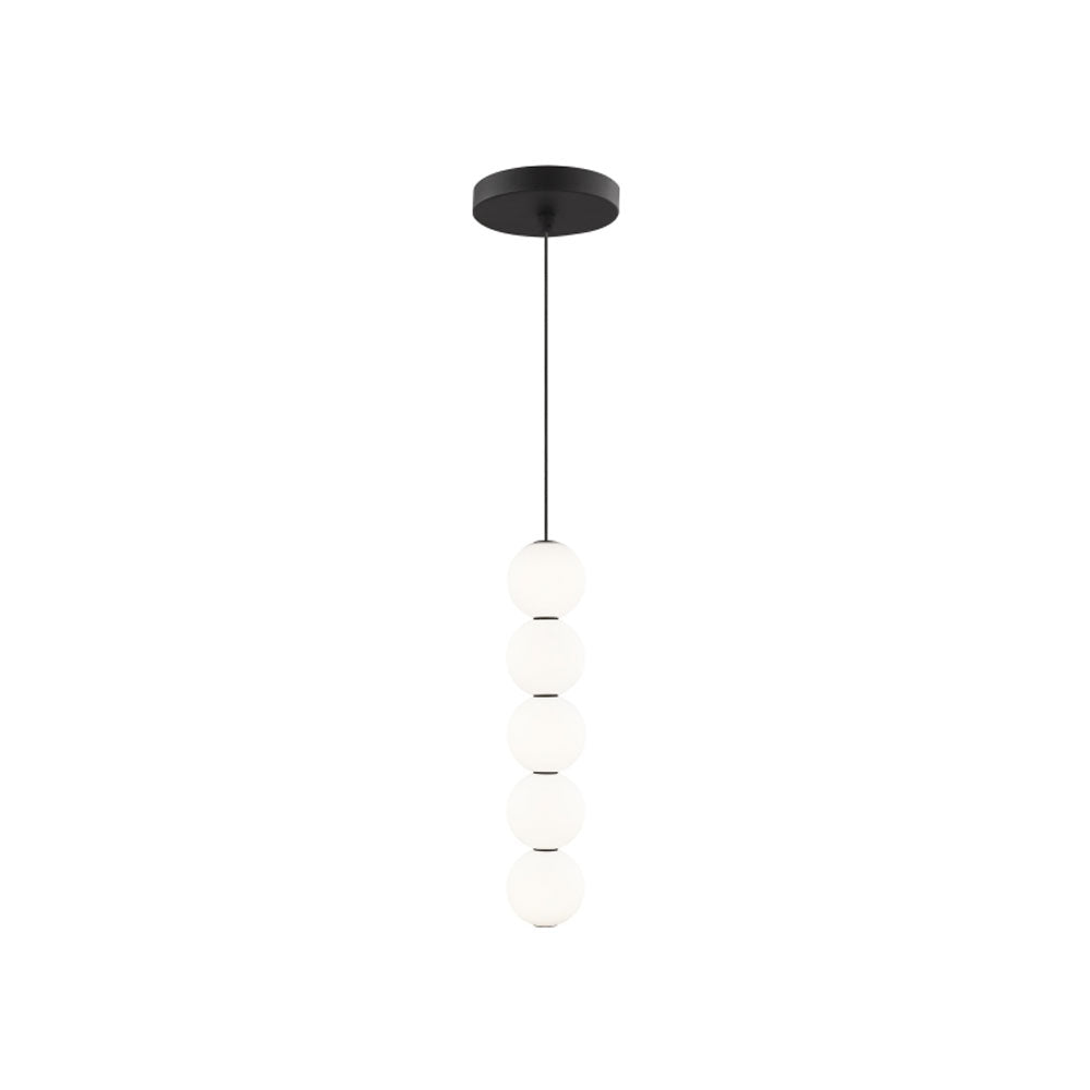 Visual Comfort Orbet 5 Light Pendant Light Nightshade Black
