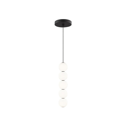 Visual Comfort Orbet 5 Light Pendant Light Nightshade Black