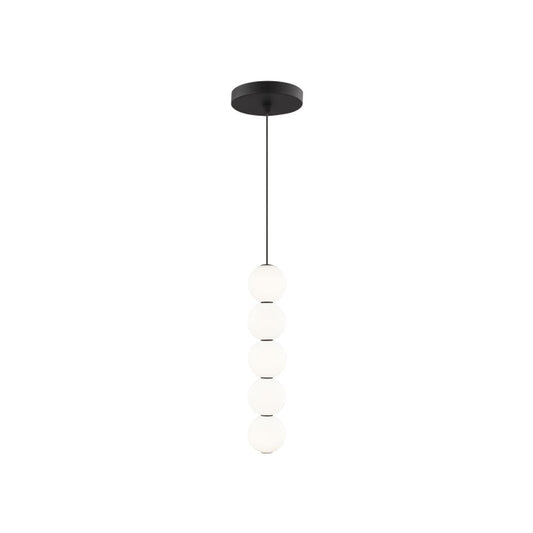 Visual Comfort Orbet 5 Light Pendant Light Nightshade Black