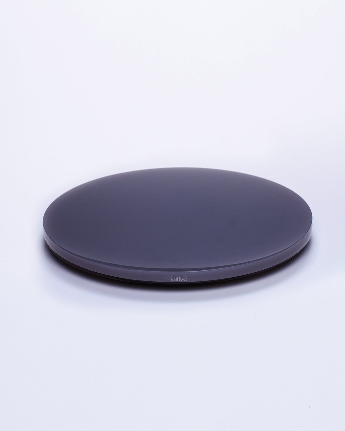 Vallvé Aro round tray in Graphite resin – photo 1