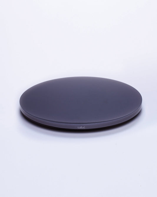 Vallvé Aro round tray in Graphite resin – photo 1