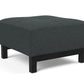 Deluxe Excess Ottoman With Black Wood Legs 95-748251 Innovation Living USA