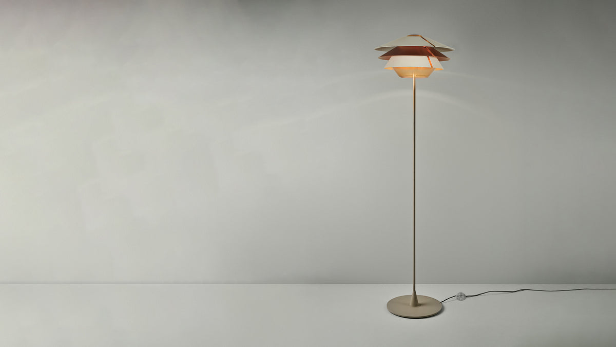 Overlay F floor lamp by Tim Brauns