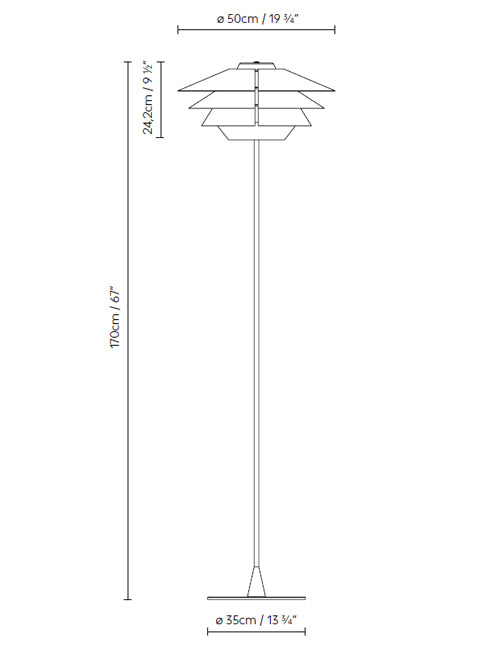 B.lux Overlay F dimension drawing