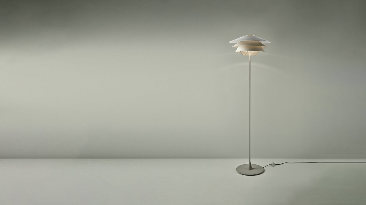 Overlay F floor lamp by Tim Brauns