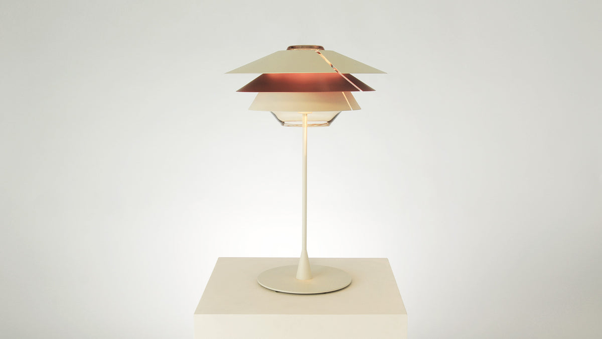 Overlay T table lamp by Tim Brauns