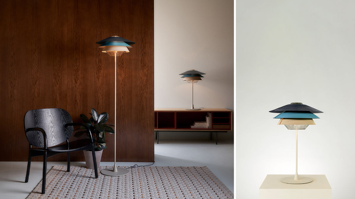 Overlay T table lamp by Tim Brauns