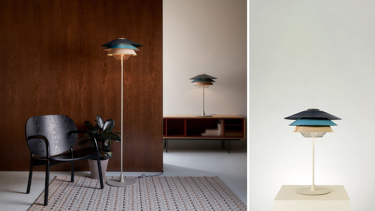 Overlay T table lamp by Tim Brauns