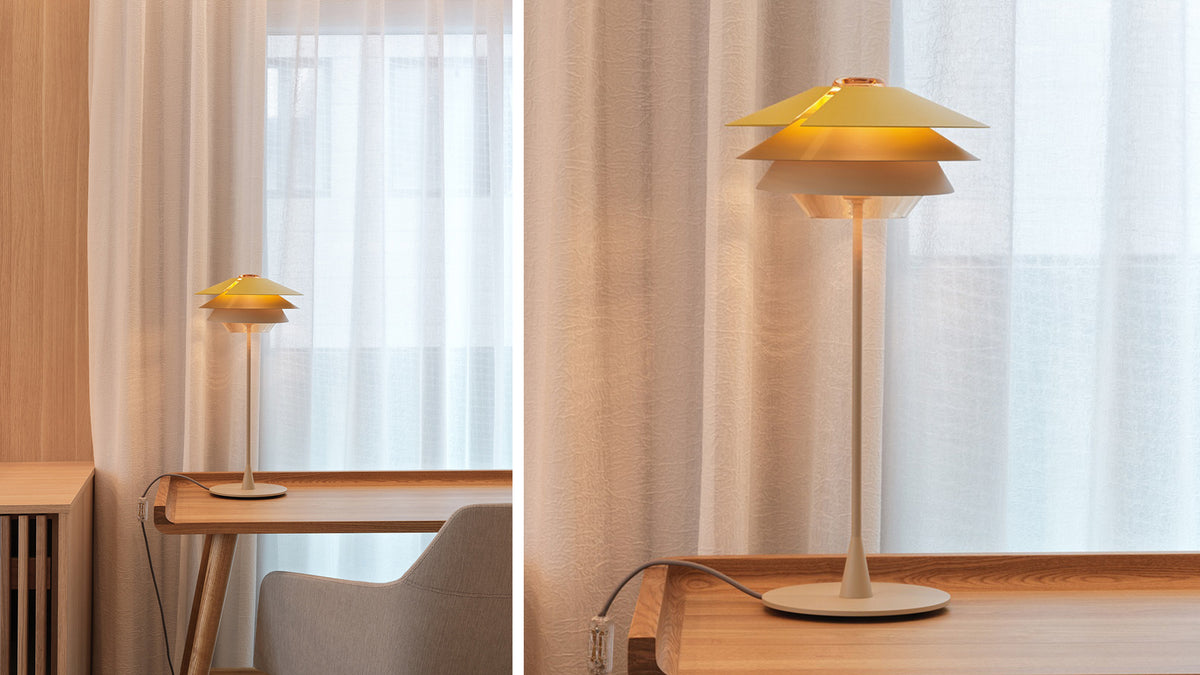 Overlay T table lamp by Tim Brauns