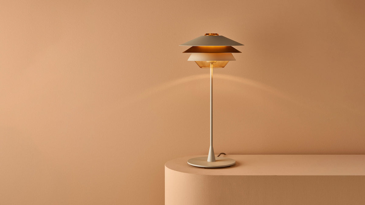 Overlay T table lamp by Tim Brauns
