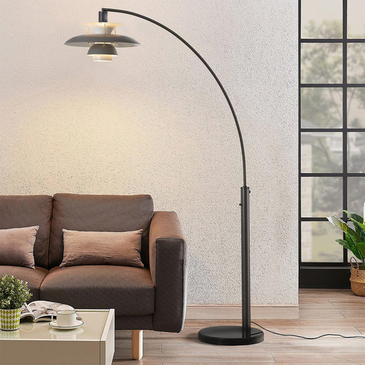 Palm Springs 1-Light Arc Floor Lamp by Nova of California – view 1