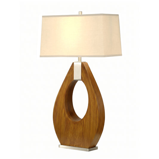 Pearson Table Lamp by Nova of California, Pecan – view 1